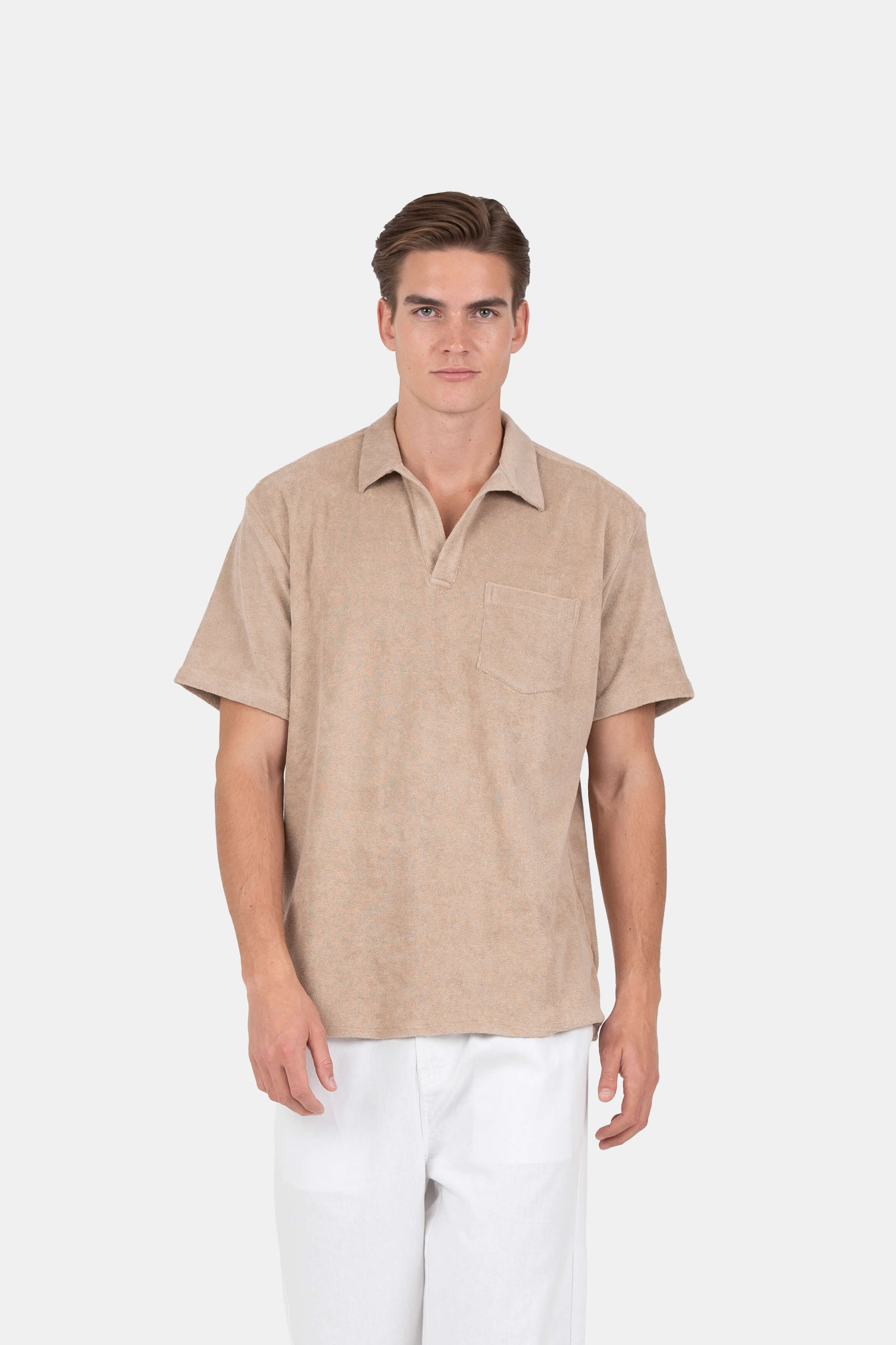 Terry Polo SS Mokka | Skagen-clothing.dk